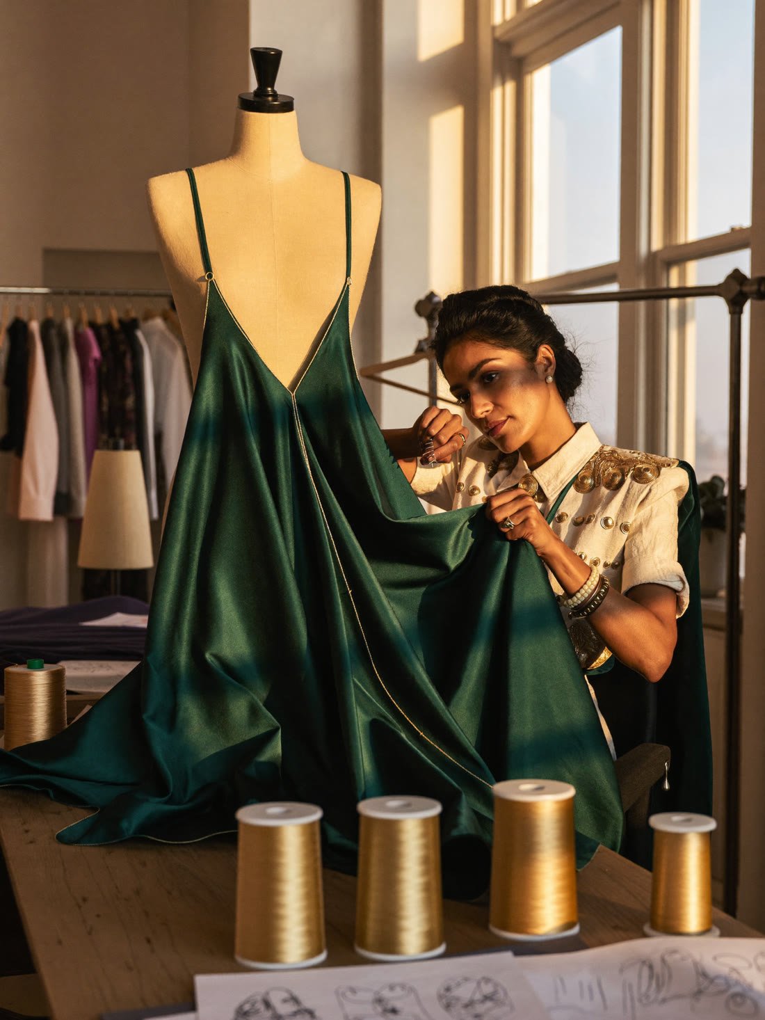 The designer at work