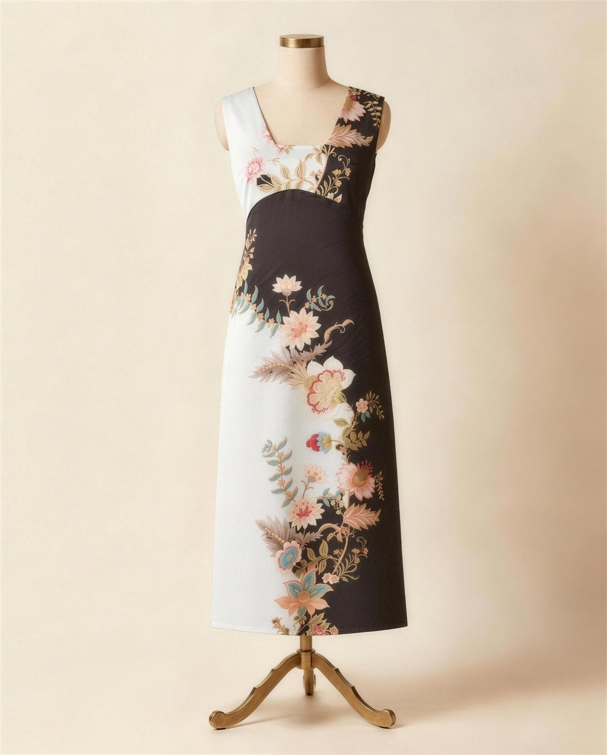 Noir Ivory Floral Gown