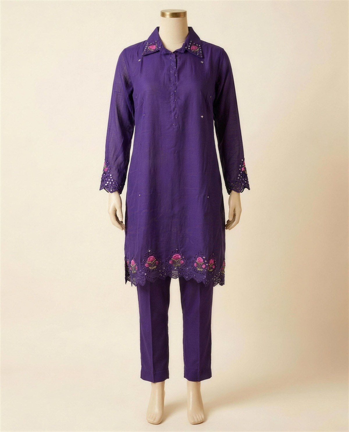 Purple Mirror Co-Ord Set