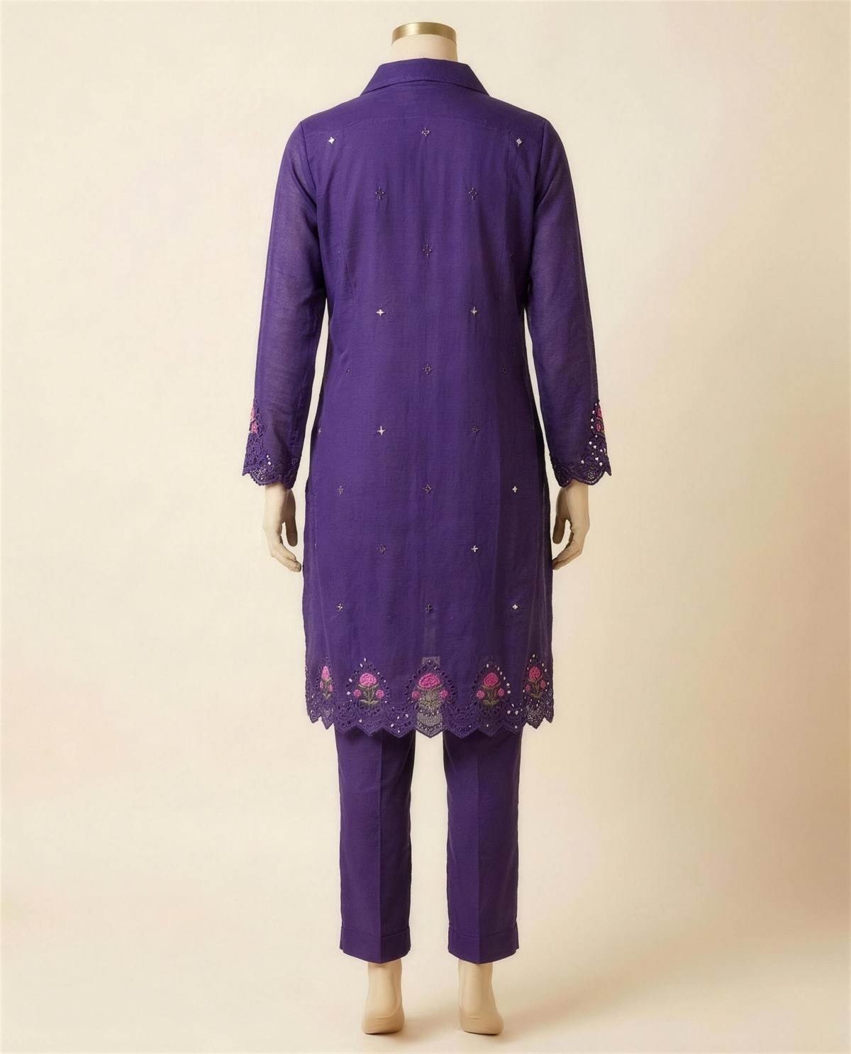 Purple Mirror Co-Ord Set, Back